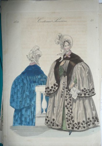 Costumes Parisiens nr 43, 1835 r.